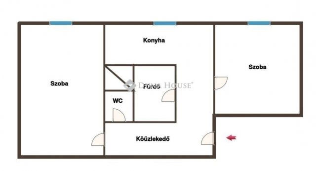 Eladó panellakás, Pécsett 56.9 M Ft, 2 szobás