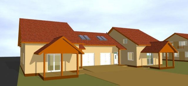 Eladó ikerház, Taksonyon 134.9 M Ft, 5 szobás