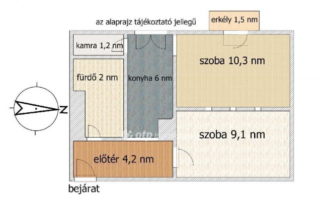 Eladó téglalakás, Szigetszentmiklóson 47.9 M Ft, 2 szobás