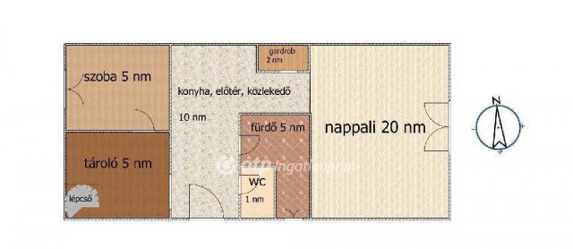 Eladó ikerház, Budapesten, XXI. kerületben 78.9 M Ft, 2+1 szobás