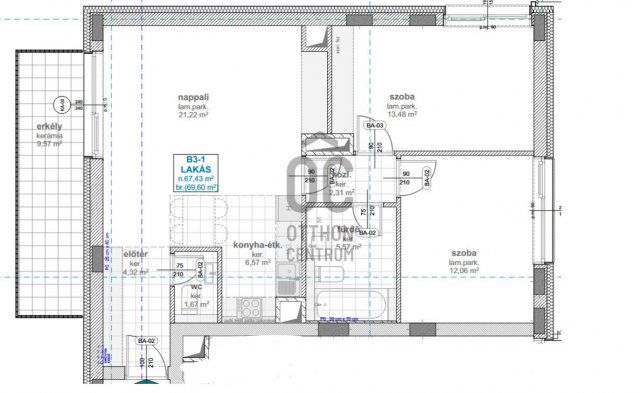 Eladó téglalakás, Budapesten, XIII. kerületben 111.641 M Ft