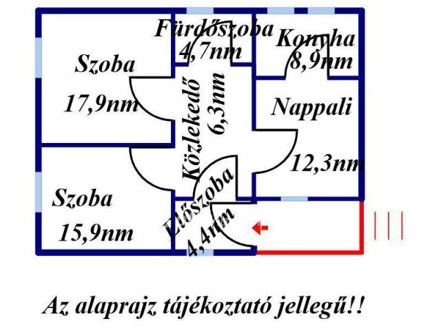 Eladó családi ház, Jászárokszálláson 19.5 M Ft, 2 szobás