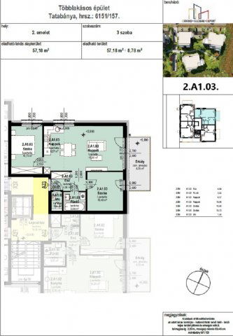 Eladó téglalakás, Tatabányán 61.939 M Ft, 3 szobás