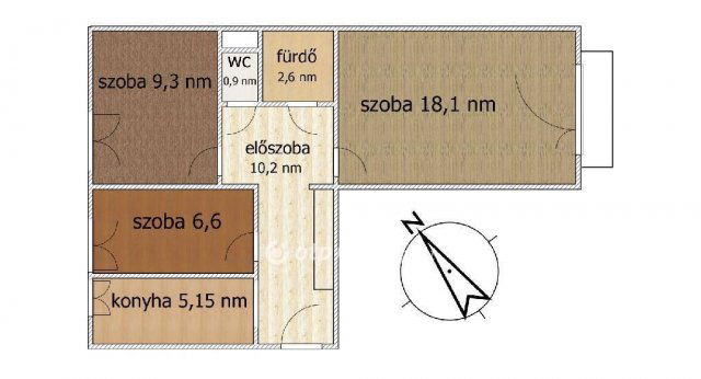 Eladó panellakás, Budapesten, XVIII. kerületben 68.5 M Ft