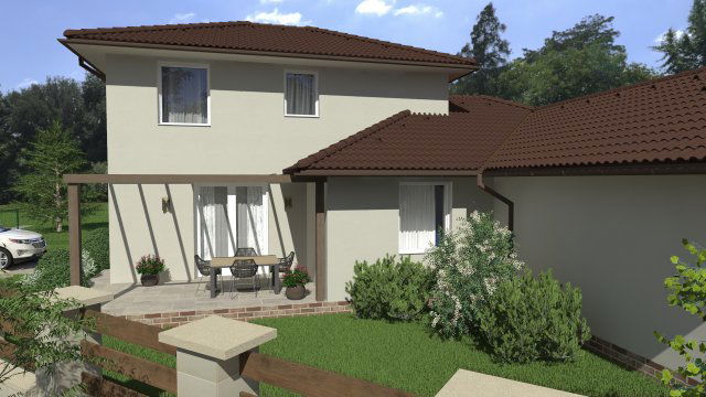 Eladó ikerház, Vácrátóton 89.5 M Ft, 5 szobás