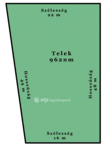 Eladó telek, Debrecenben 34.9 M Ft / költözzbe.hu