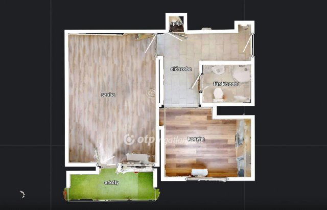 Eladó téglalakás, Kazincbarcikán 20 M Ft, 1 szobás