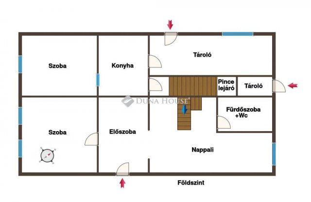 Eladó családi ház, Csörögön 26.5 M Ft, 4 szobás