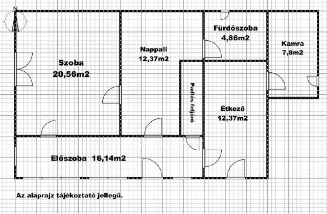 Eladó családi ház, Tiszaörsön 8.9 M Ft, 2 szobás