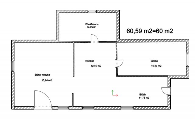 Eladó családi ház, Ácson 37 M Ft, 2 szobás