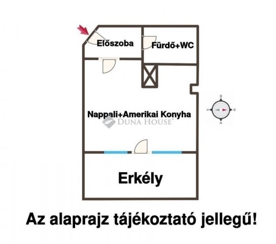 Eladó téglalakás, Budapesten, X. kerületben 43.9 M Ft, 1 szobás