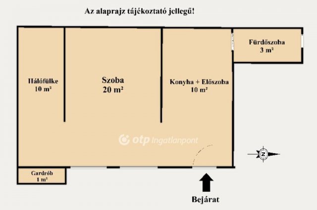 Eladó téglalakás, Budapesten, VIII. kerületben 68.5 M Ft