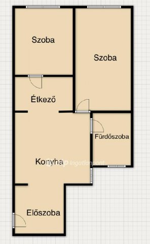 Eladó téglalakás, Budapesten, IX. kerületben 74.9 M Ft, 2 szobás