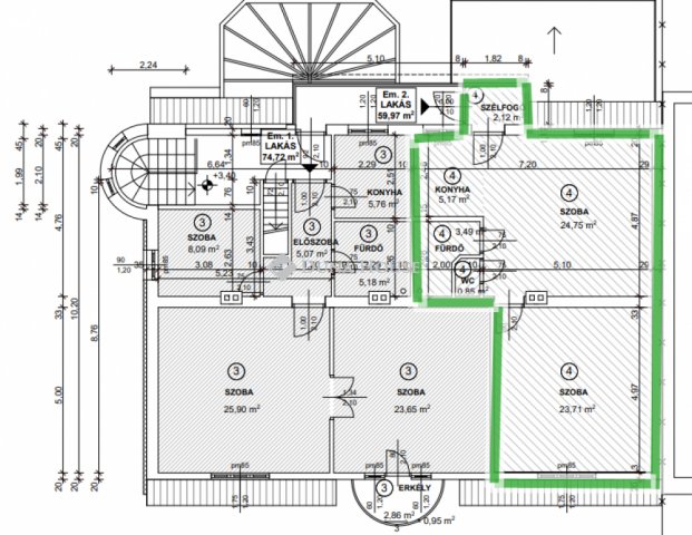 Eladó téglalakás, Budapesten, XIV. kerületben 79.9 M Ft