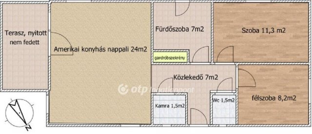 Eladó családi ház, Szigetszentmiklóson 75.5 M Ft, 2+1 szobás