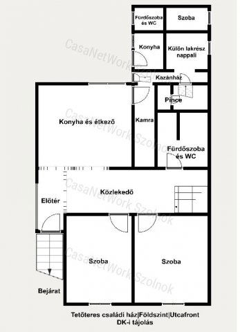 Eladó családi ház, Tiszaföldváron 52.5 M Ft, 6 szobás