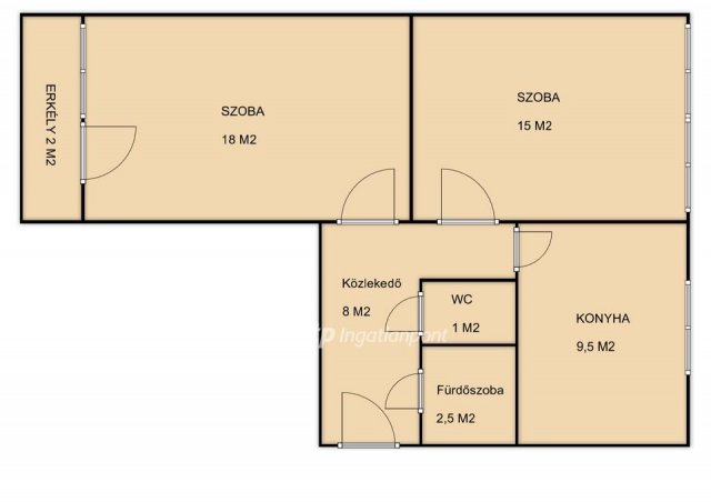 Eladó panellakás, Nyíregyházán 39.9 M Ft, 2 szobás
