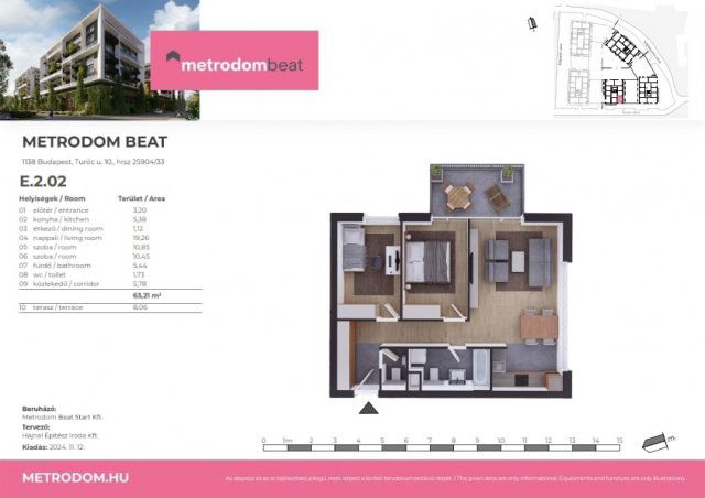 Eladó téglalakás, Budapesten, XIII. kerületben, Turóc utcában