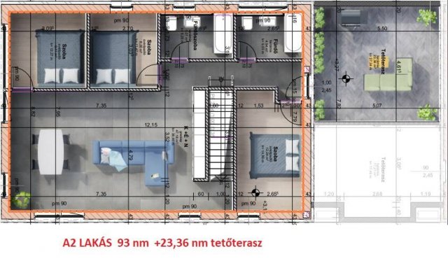Eladó téglalakás, Budapesten, XVIII. kerületben 120.6 M Ft