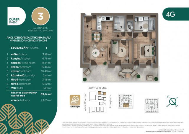 Eladó téglalakás, XIV. kerületben, Ajtósi Dürer soron