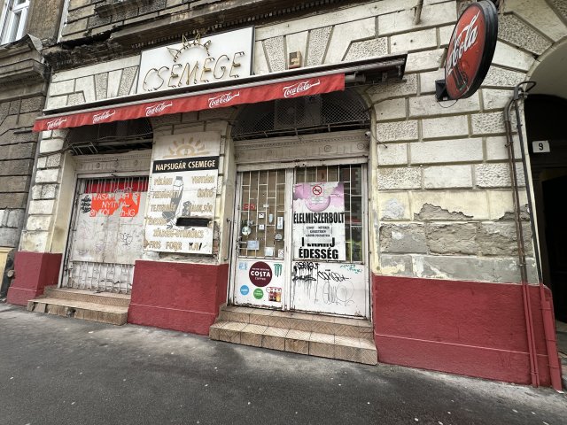 Eladó üzlethelyiség, VIII. kerületben, Kiss József utcában