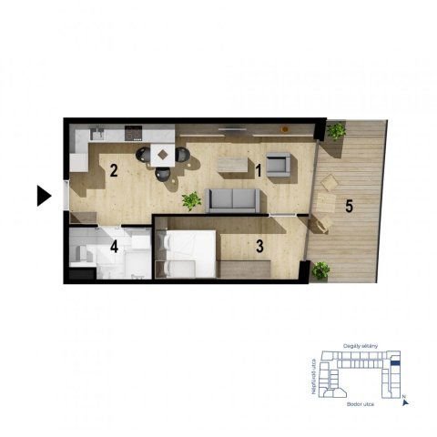 Eladó téglalakás, Budapesten, XIII. kerületben 101.7 M Ft