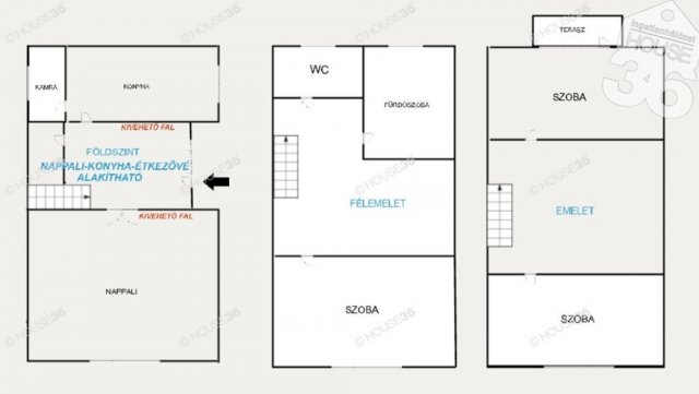 Eladó családi ház, Kecskeméten 83.2 M Ft, 4 szobás