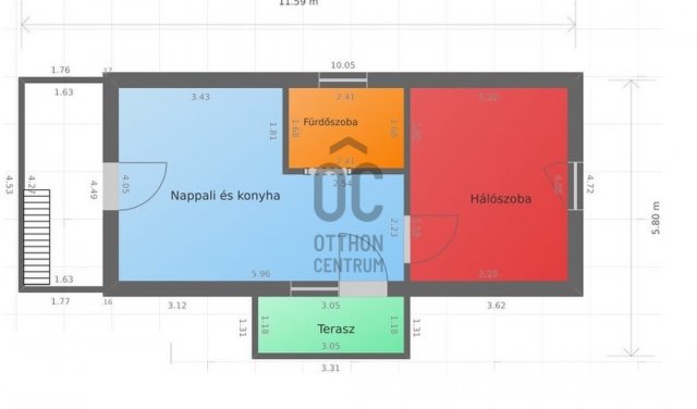 Eladó családi ház, Szadán 55 M Ft, 4 szobás