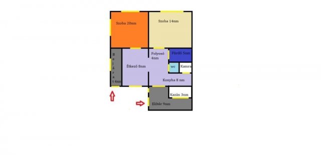 Eladó családi ház, Tatán 85 M Ft, 4 szobás