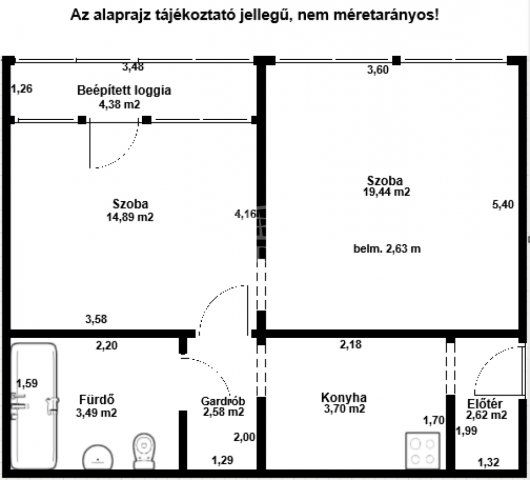 Eladó panellakás, Budapesten, XIV. kerületben 71.9 M Ft, 2 szobás
