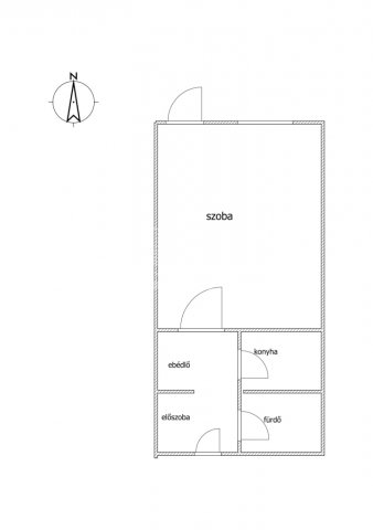 Eladó panellakás, Baján 25 M Ft, 1 szobás / költözzbe.hu