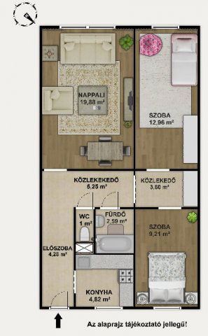 Eladó panellakás, Budapesten, X. kerületben 69.99 M Ft, 3 szobás