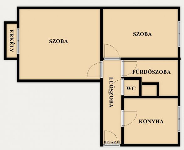 Eladó téglalakás, Budapesten, XIV. kerületben 87 M Ft, 2 szobás