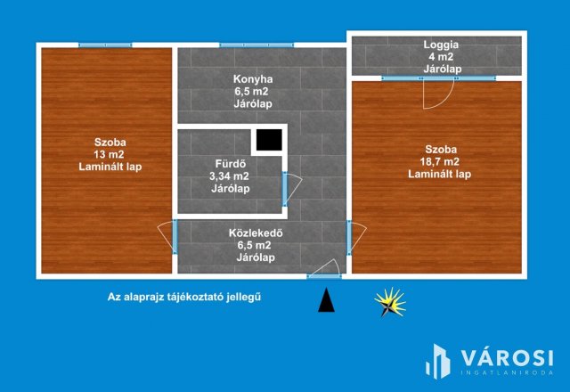 Eladó panellakás, Szegeden 53.9 M Ft, 2 szobás