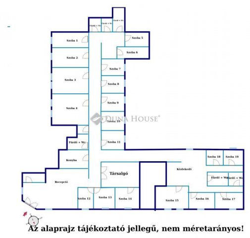 Eladó iroda, Budapesten, IX. kerületben 495 M Ft, 19 szobás