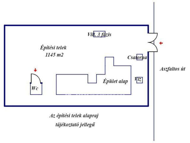 Eladó telek, Nyársapáton 14.8 M Ft / költözzbe.hu