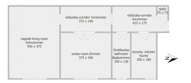 Eladó téglalakás, Salgótarjánban 19.5 M Ft, 2 szobás