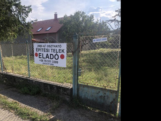Eladó telek, Dunaszigeten 140 M Ft / költözzbe.hu