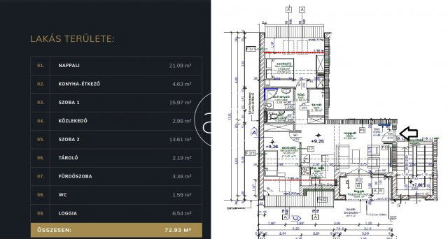Eladó téglalakás, Szegeden 92.5 M Ft, 3 szobás