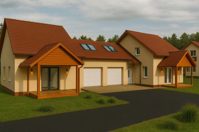 Eladó ikerház, Taksonyon 134.9 M Ft, 5 szobás