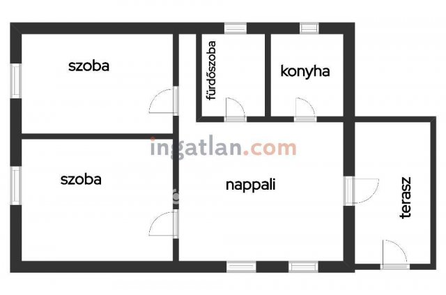 Eladó családi ház, Tiszapüspökin 21 M Ft, 2 szobás