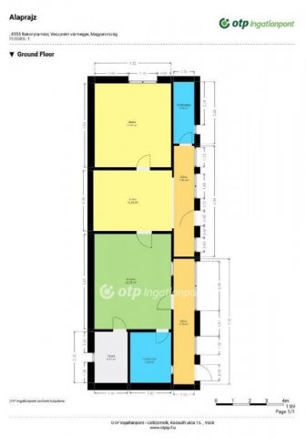 Eladó családi ház, Bakonytamásin 44.99 M Ft, 2 szobás