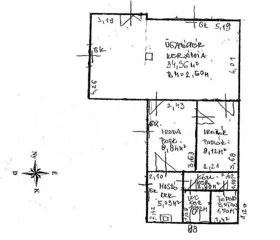 Eladó családi ház, Bodroghalomban 7.935 M Ft, 2 szobás