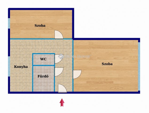 Eladó panellakás, Kecskeméten 45 M Ft, 2 szobás