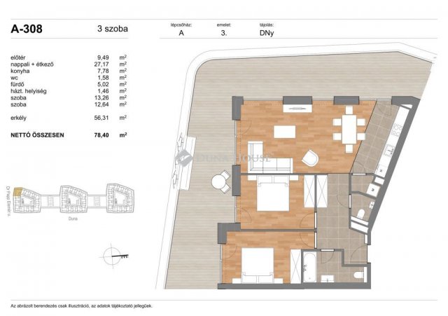 Eladó téglalakás, Budapesten, XI. kerületben 182.1 M Ft