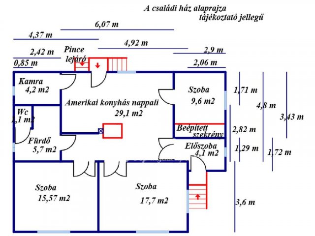 Eladó családi ház, Lajosmizsén 53 M Ft, 3+1 szobás