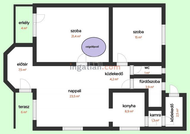 Eladó családi ház, Tökölön 65 M Ft, 3 szobás