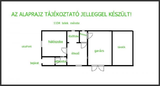 Eladó nyaraló, Hajdúböszörményen 7.9 M Ft, 1 szobás