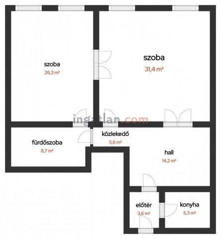 Eladó téglalakás, Budapesten, VI. kerületben 129.9 M Ft