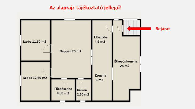 Eladó családi ház, Kiskunlacházán 69.9 M Ft, 3 szobás